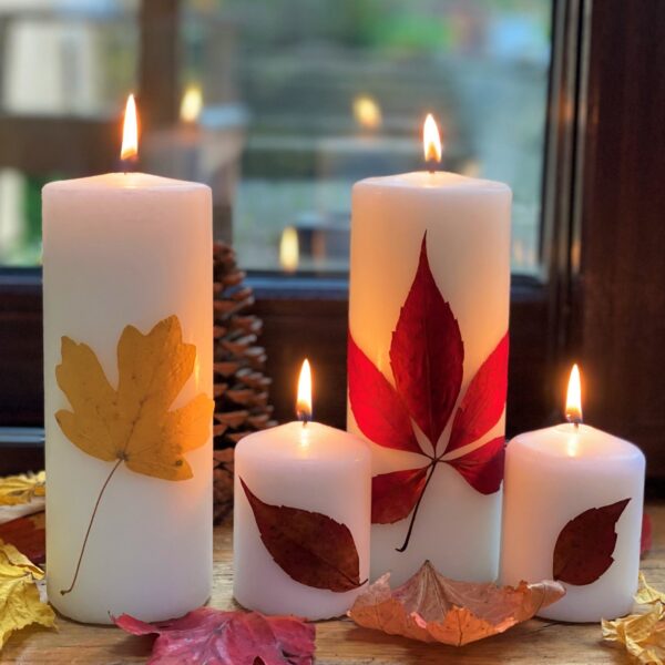 Crunchy Leaves Scented Candle - Image 3